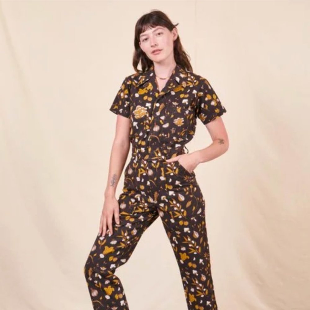 Big Bud Press Cookbook Print Jumpsuit, L